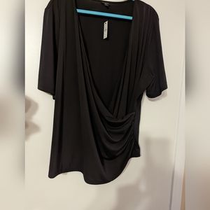 Talbot's black shirt.